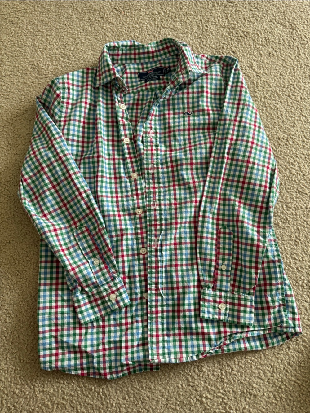 Vineyard Vines Boys Plaid Button-Down Shirt